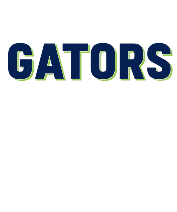 Blue and Green Gators