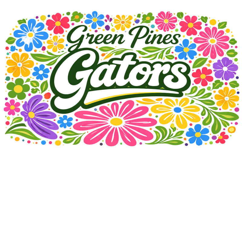 Green Pines Bright Floral