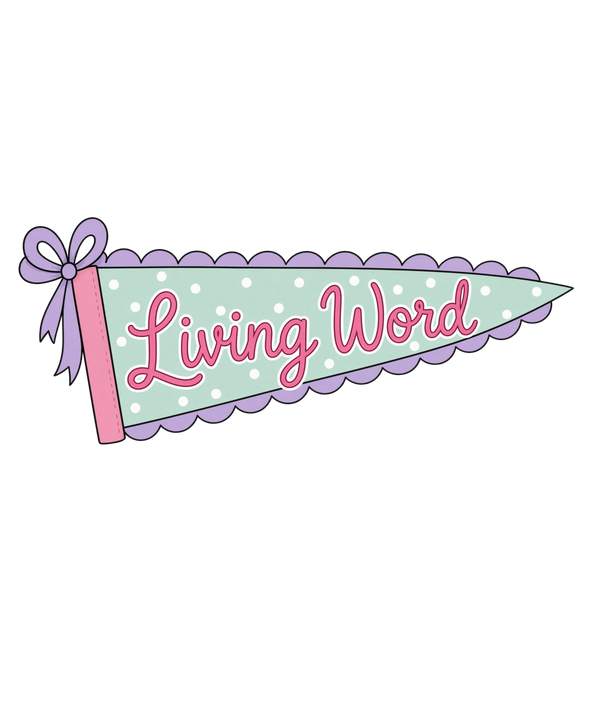 Living Word Polka Dot Banner